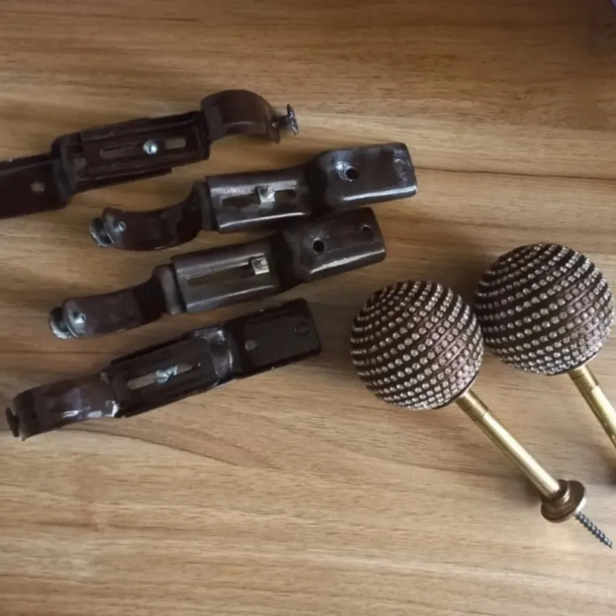 پرده شیک قهوه ای