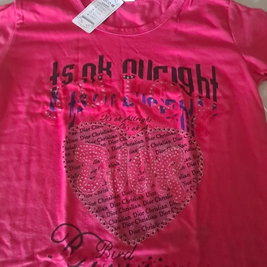 تیشرت دخترانه اتیکت دار