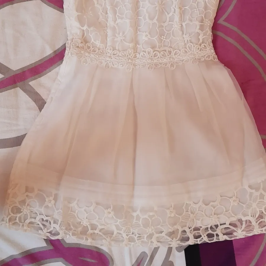 پیراهن عروسکی سفید