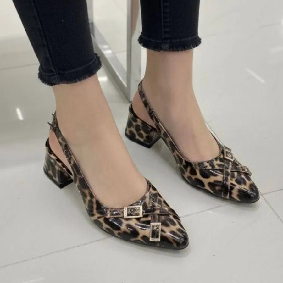 کفش پاشنه 4 سانت شیک