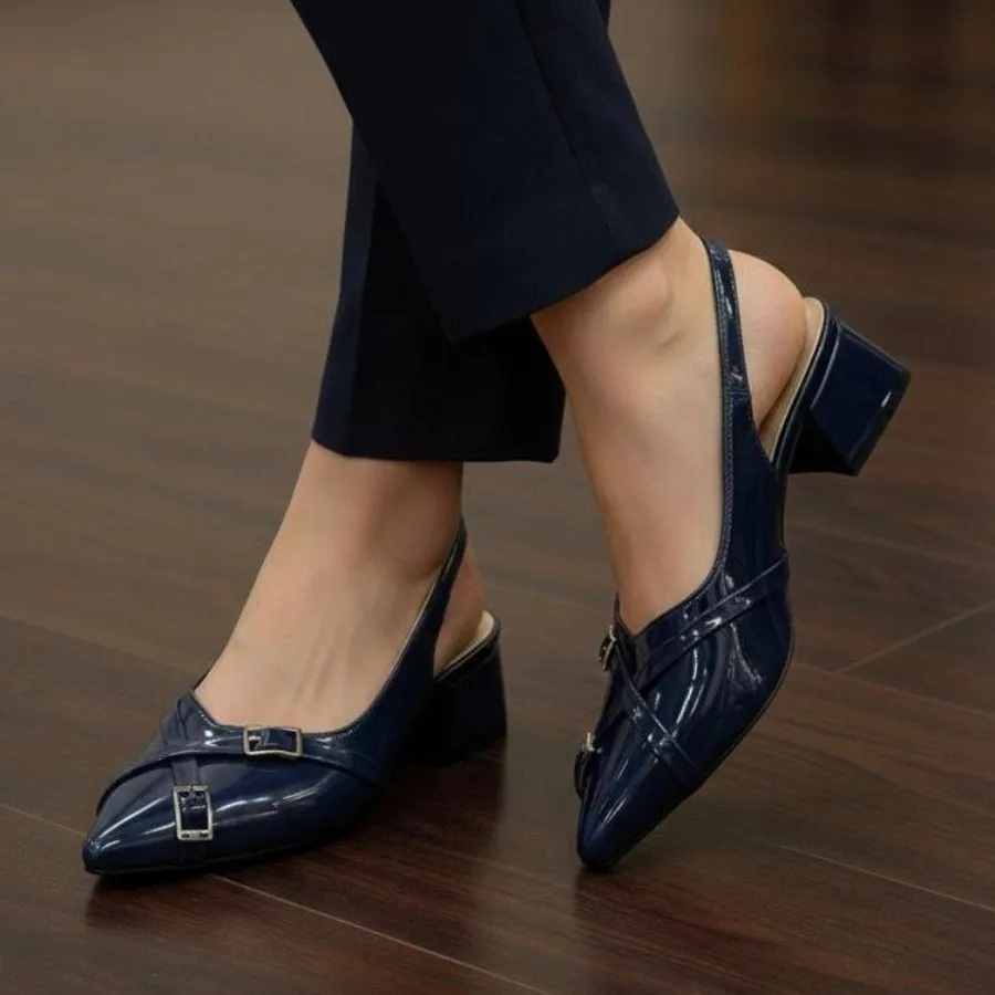 کفش پاشنه 4 سانت شیک