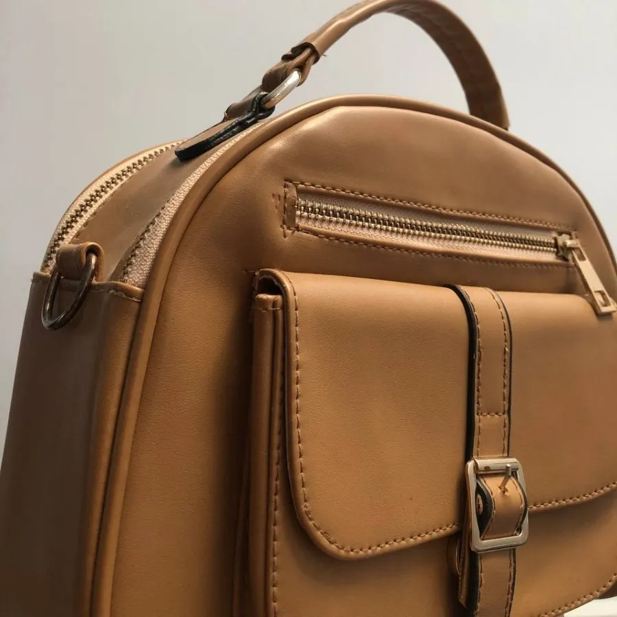 کیف دستی دوشی عسلی