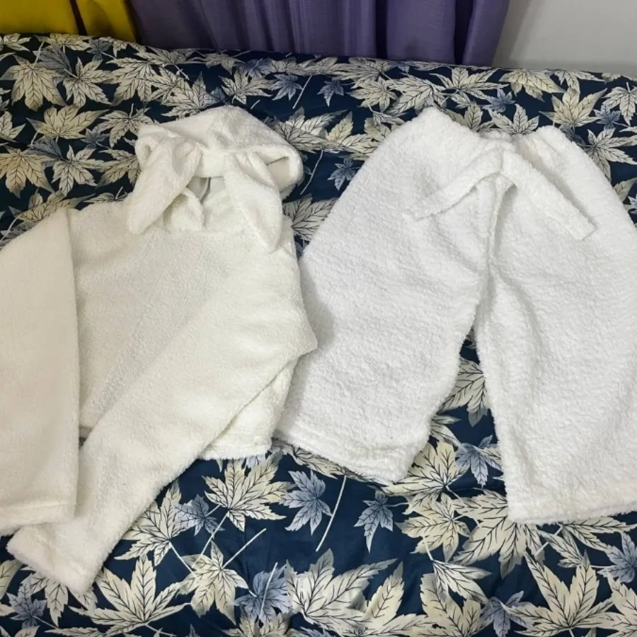 کراپ خرگوشی وشلوارک نو