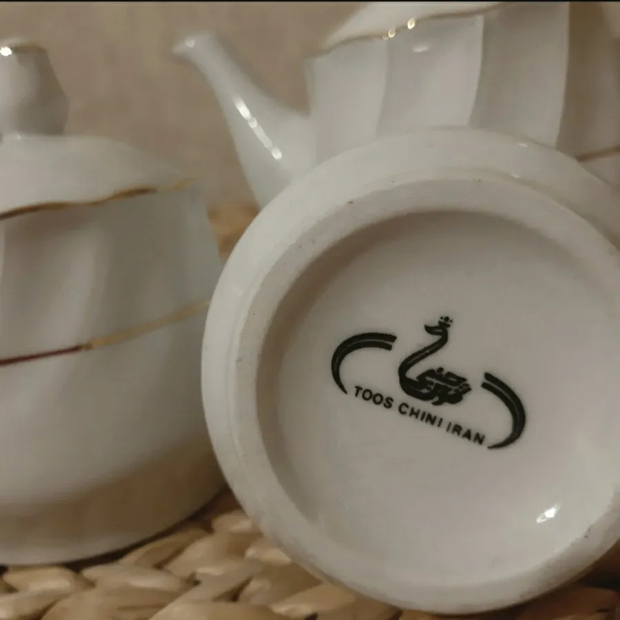 ست قوری قندان شکر ریز