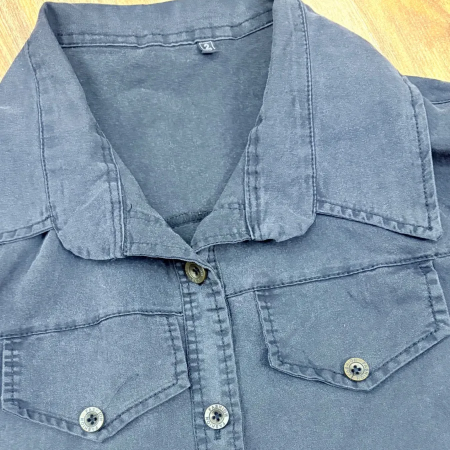 پیراهن جین زغالی