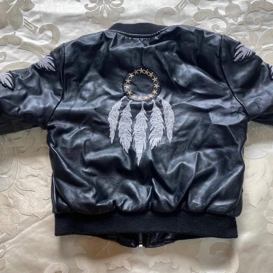 کاپشن چرم پسرانه خفن 2-4