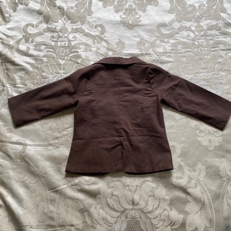 کت تک پسرانه مجلسی قهوه ا