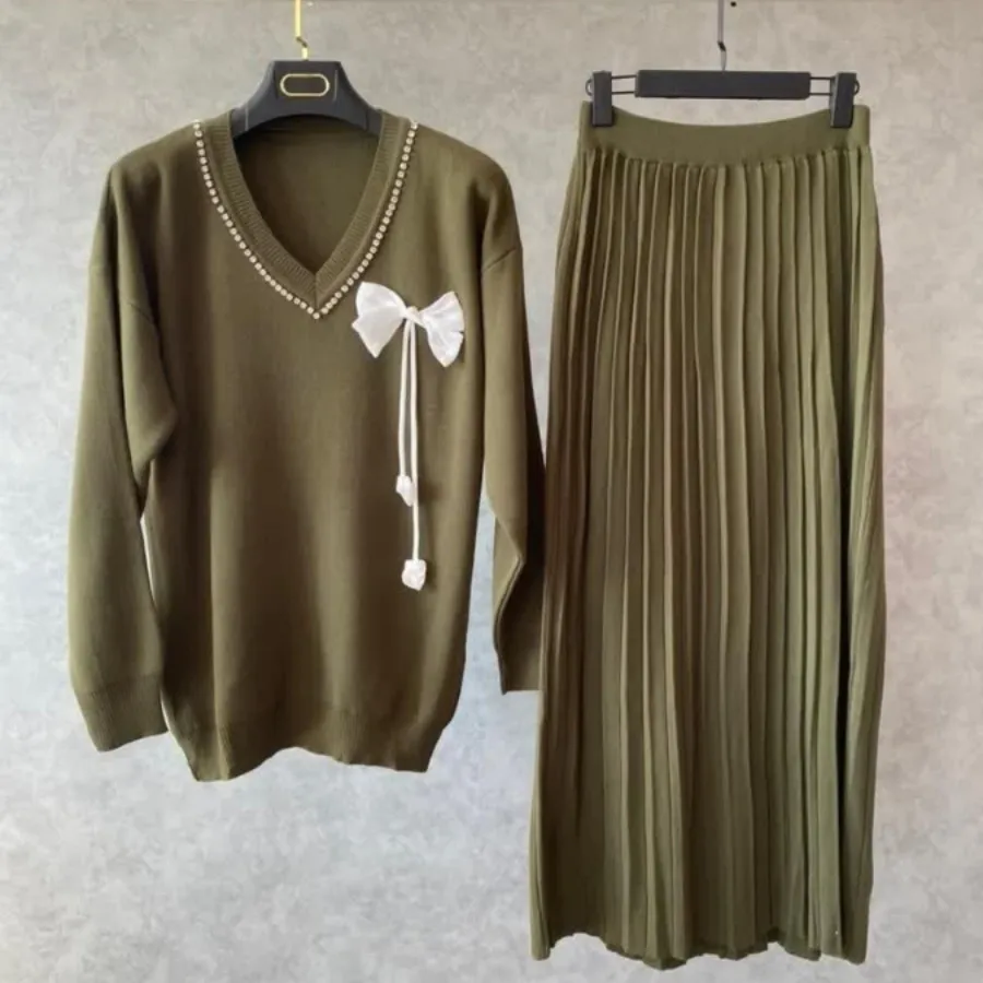 بافت دوتیکه بلوز دامن ترک