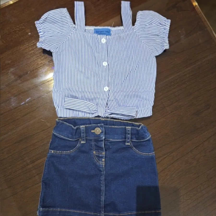 آستین کوتاه با دامن لی