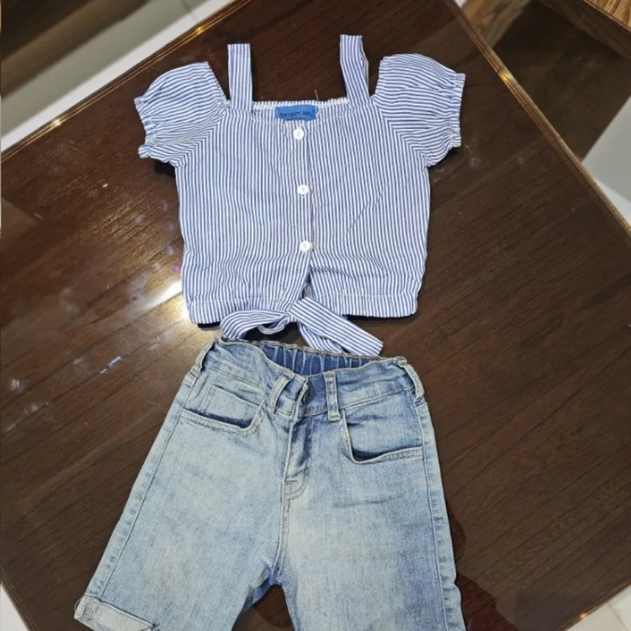 آستین کوتاه با دامن لی