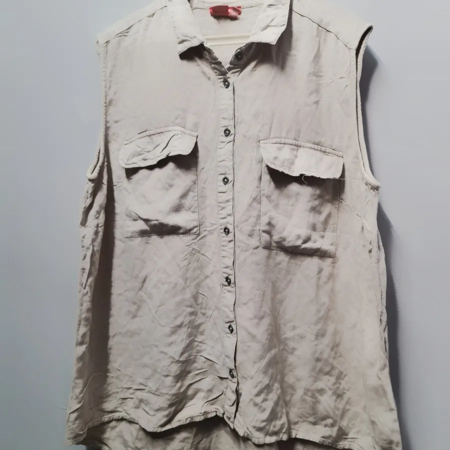 شومیز آستین حلقه ای کرم