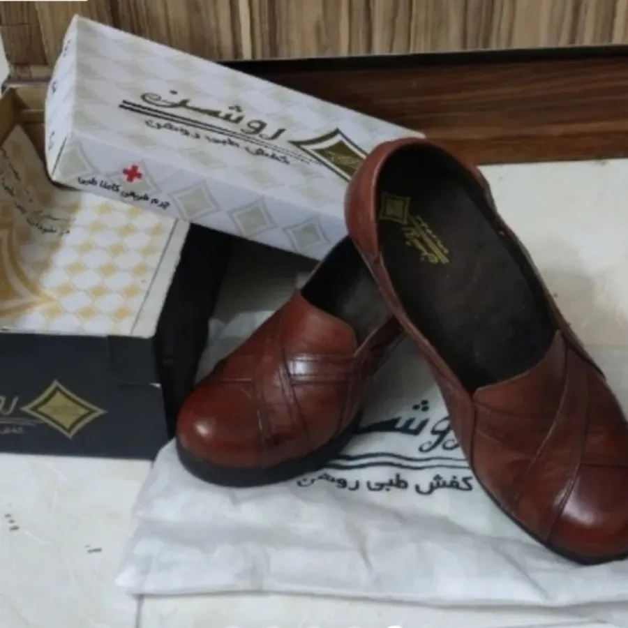 کفش چرم طبی دکتر روشن