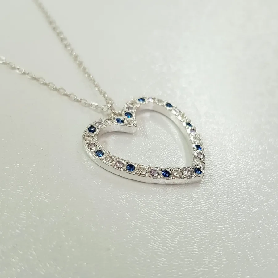 گردنبند رولباسی قلبی