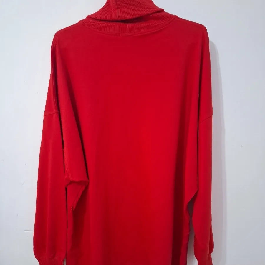 بلوز یقه اسکی قرمز