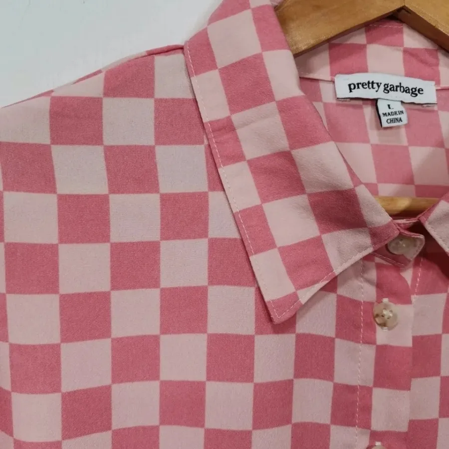 شومیز پینترستی صورتی