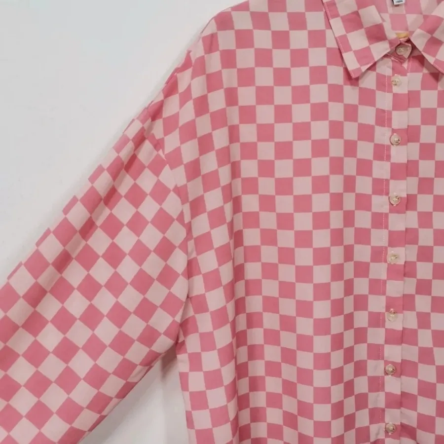 شومیز پینترستی صورتی