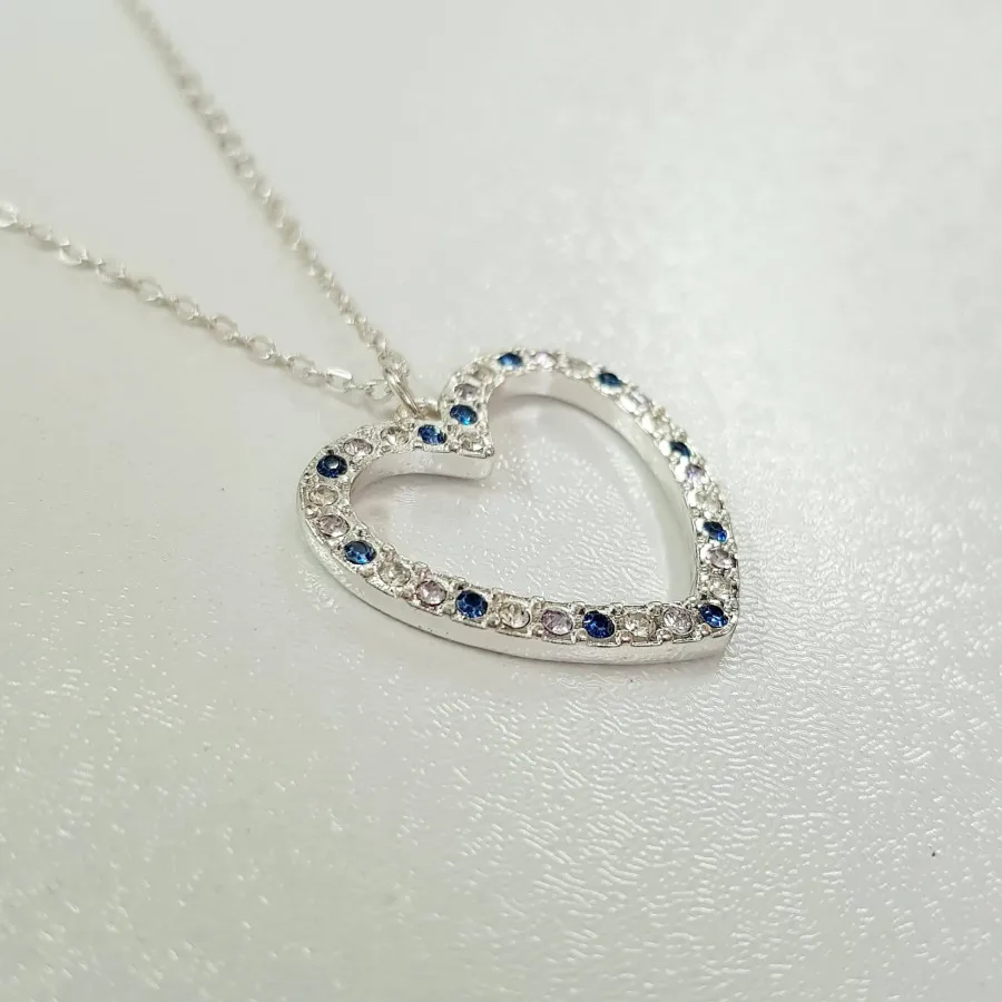 گردنبند رولباسی قلبی