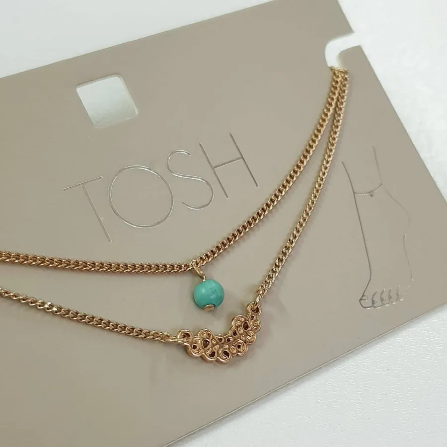 پابند طلایی دو لاین tosh