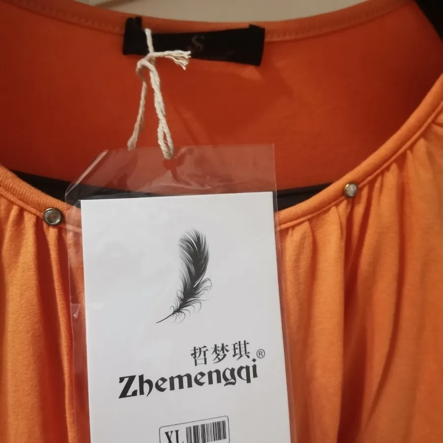 بلوز نارنجی چینی نو تگدار