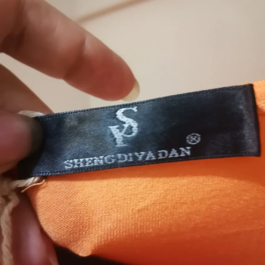 بلوز نارنجی چینی نو تگدار