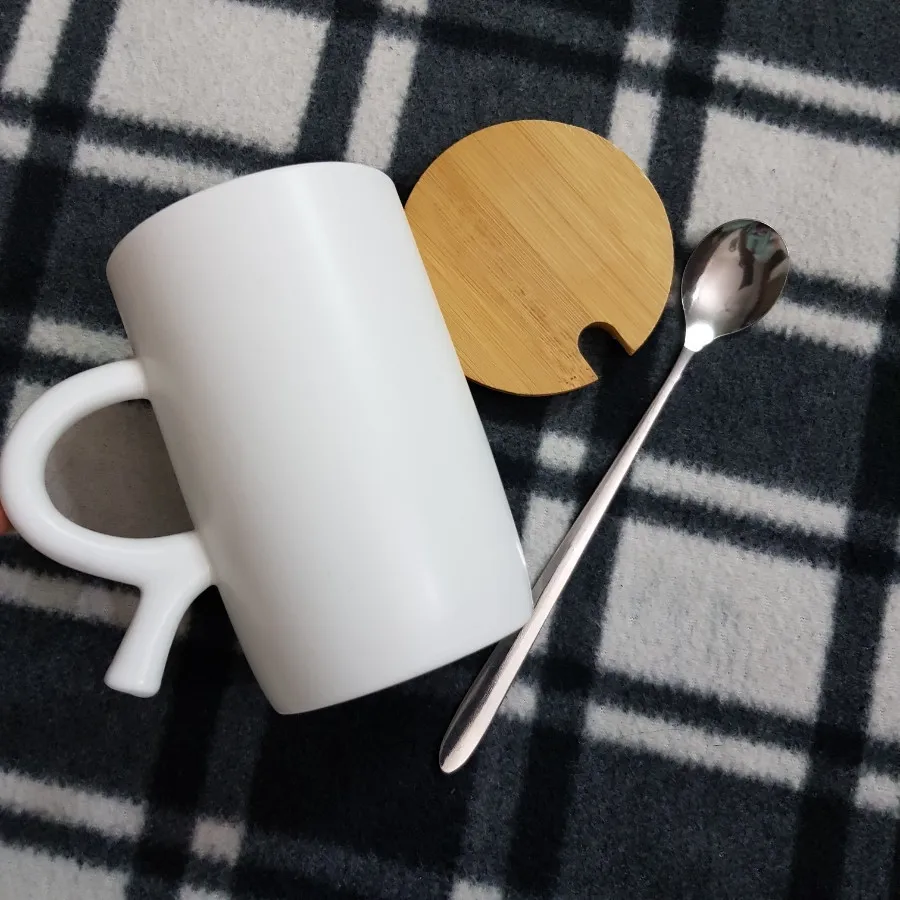 ماگ درب دار طرح پاریس