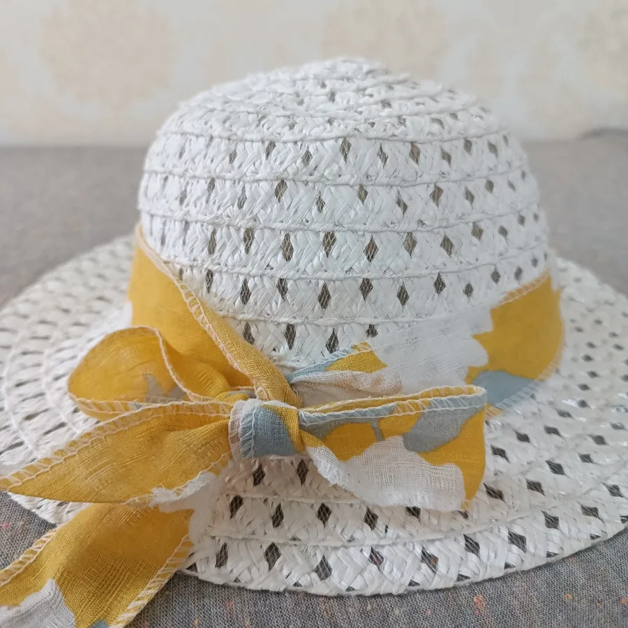 کلاه حصیری دخترانه