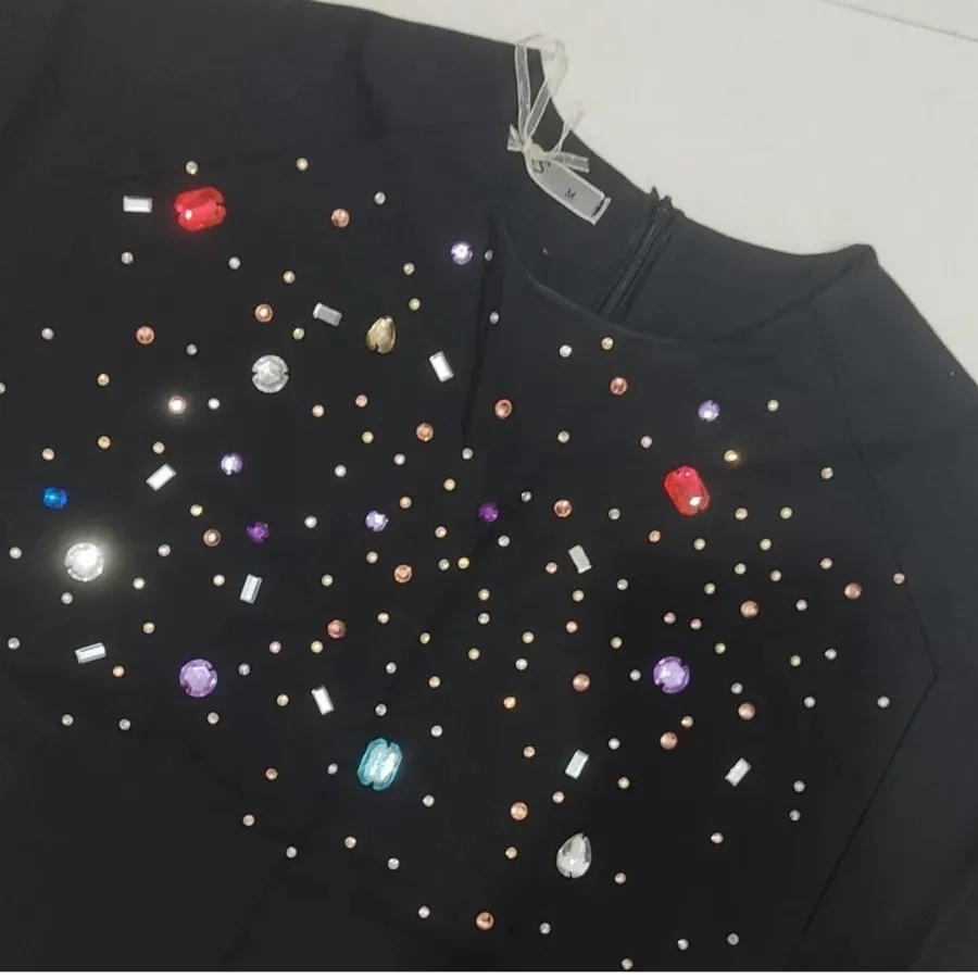 بلوز کراپ مشکی