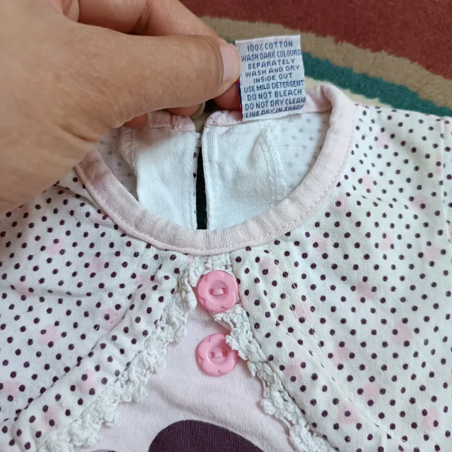 پیراهن نوزادی دخترانه