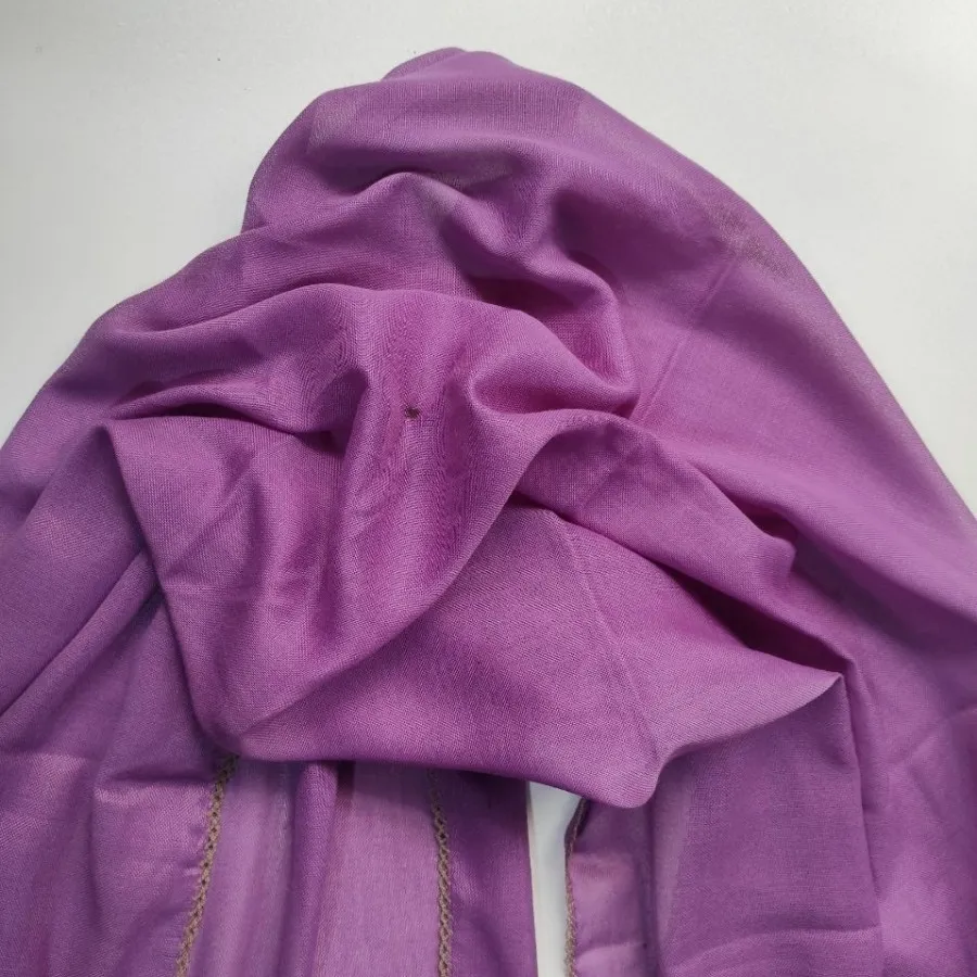 شال بنفش نخی