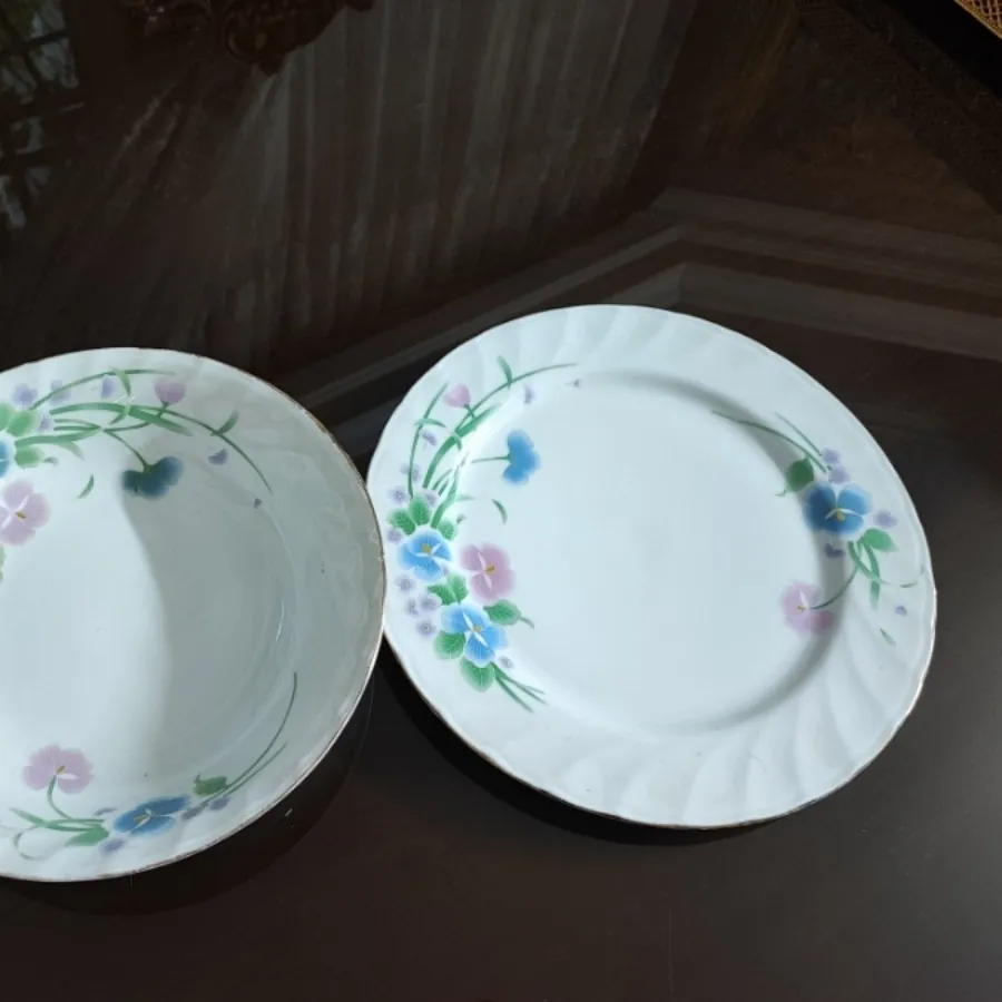 کاسه بشقاب چینی گلدار