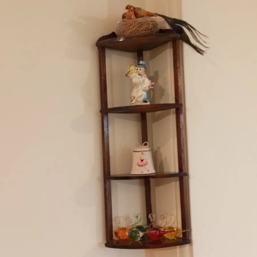 قفسه دکوری فندقی رنگ