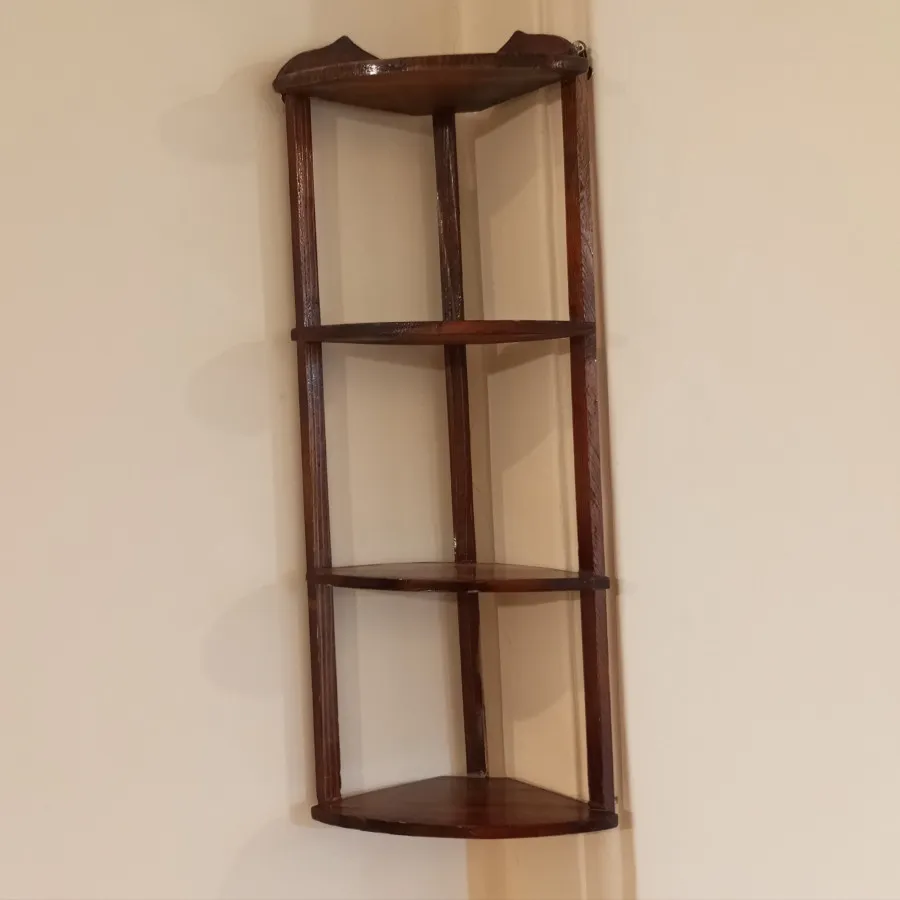 قفسه دکوری فندقی رنگ