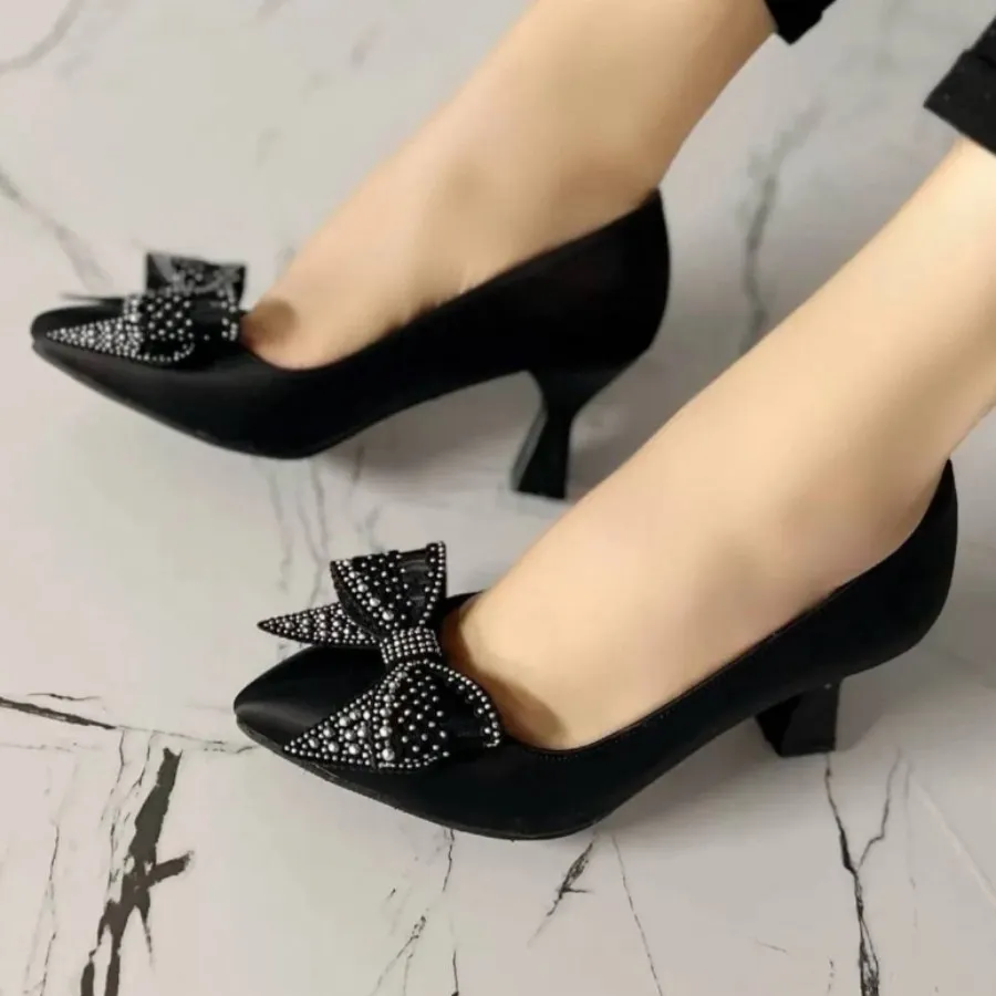 کفش مجلسی جنس ساتن