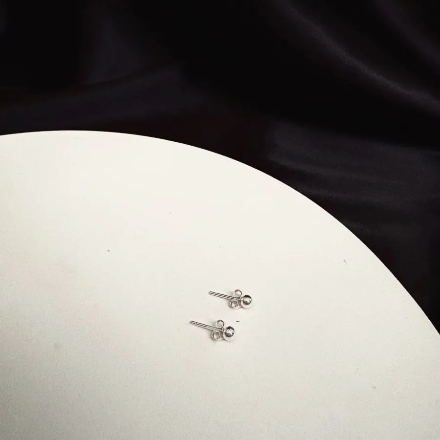 گوشواره میخی نقره 925