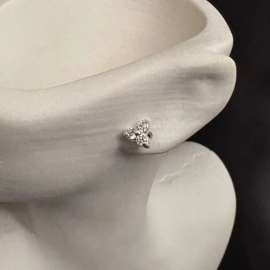 گوشواره میخی نقره 925