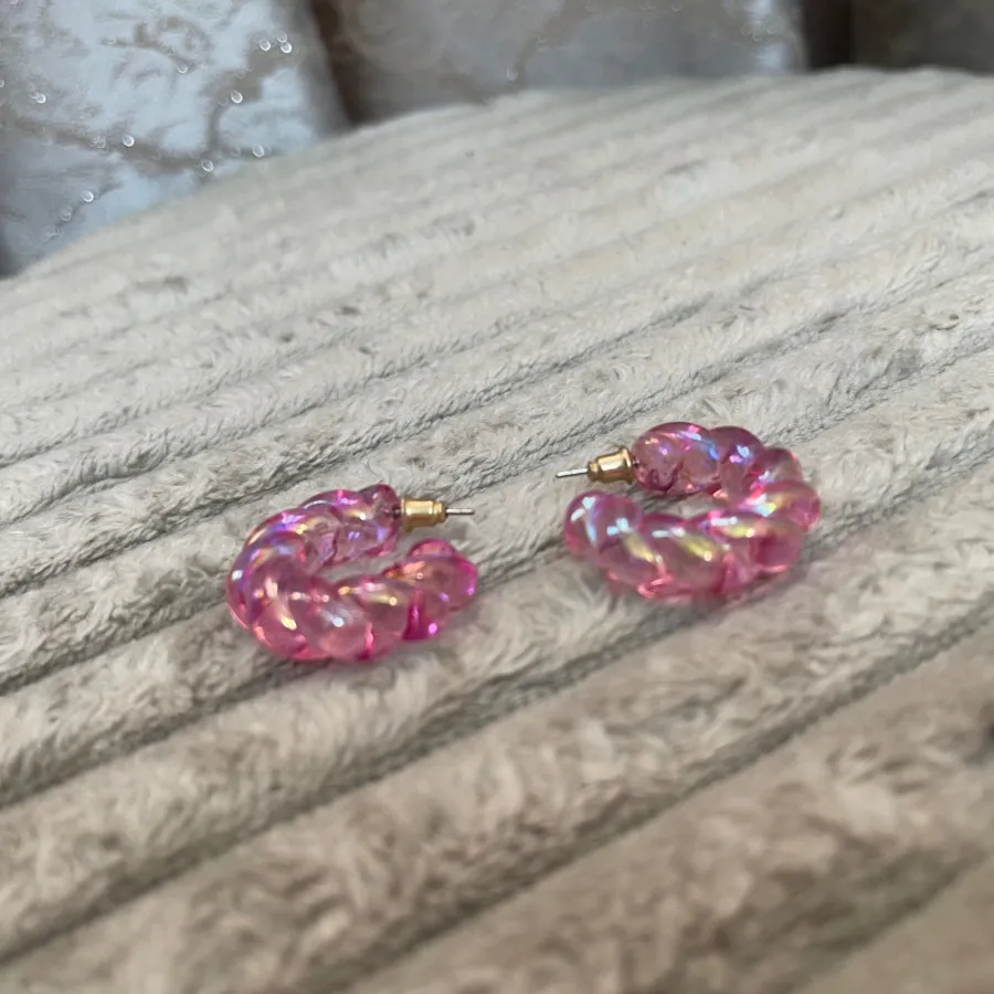 گوشواره دوناتی آبنباتی