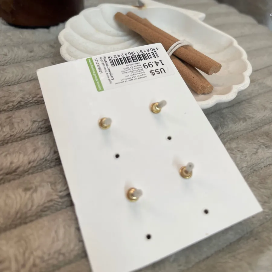 گوشواره دوناتی آبنباتی