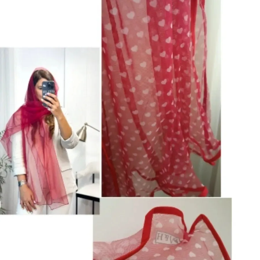 2عددشال قرمز ترندی کد 100