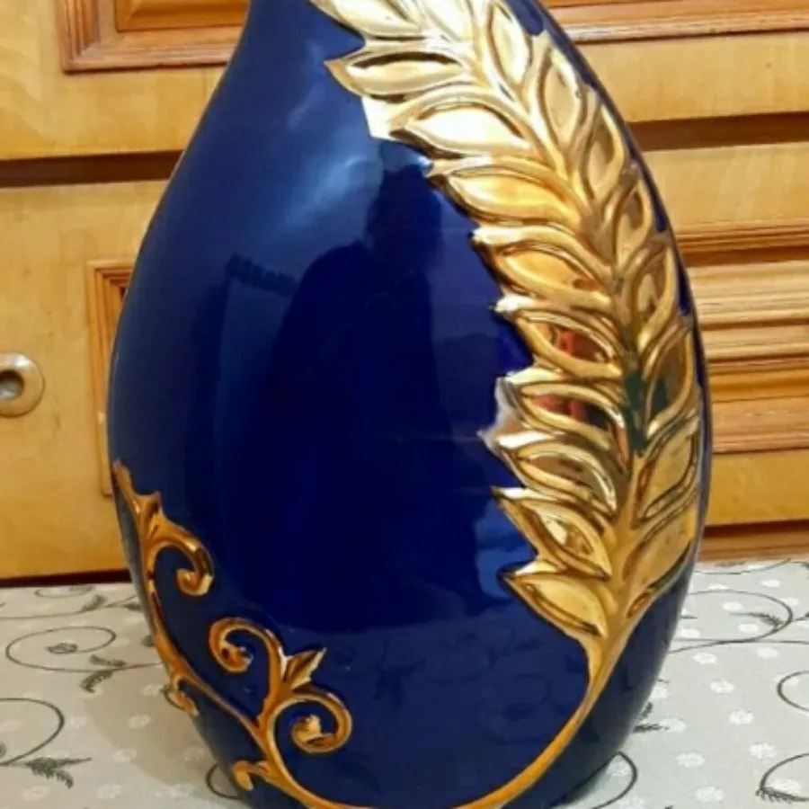 گلدان سرامیکی گل برجسته