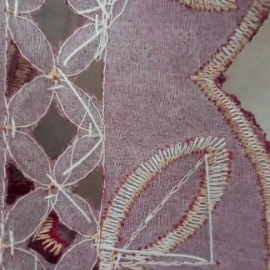 ست رومیزی کارشده با دست