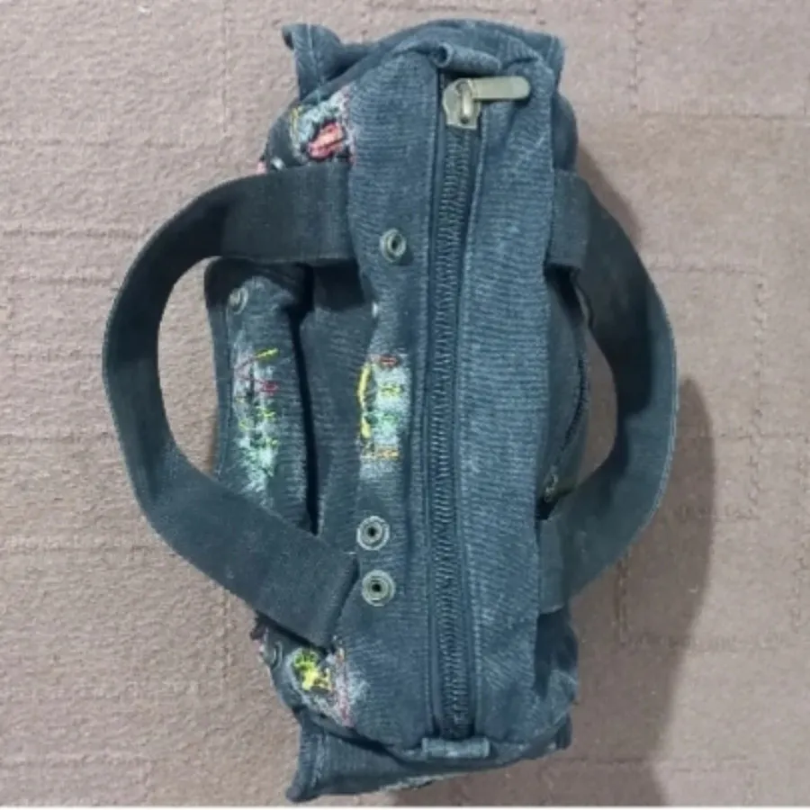 کیف جین گلدوزی