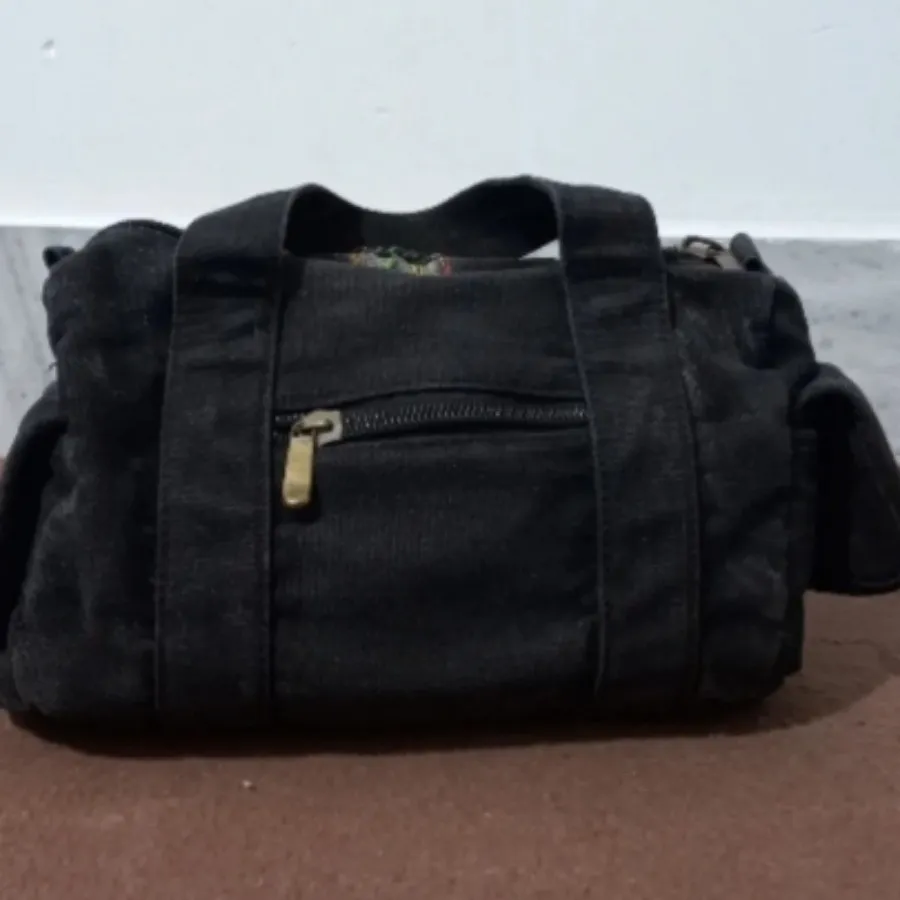 کیف جین گلدوزی