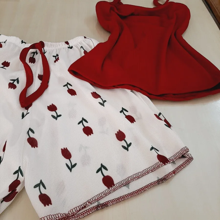 ست تاپ و شلوارک راحتی