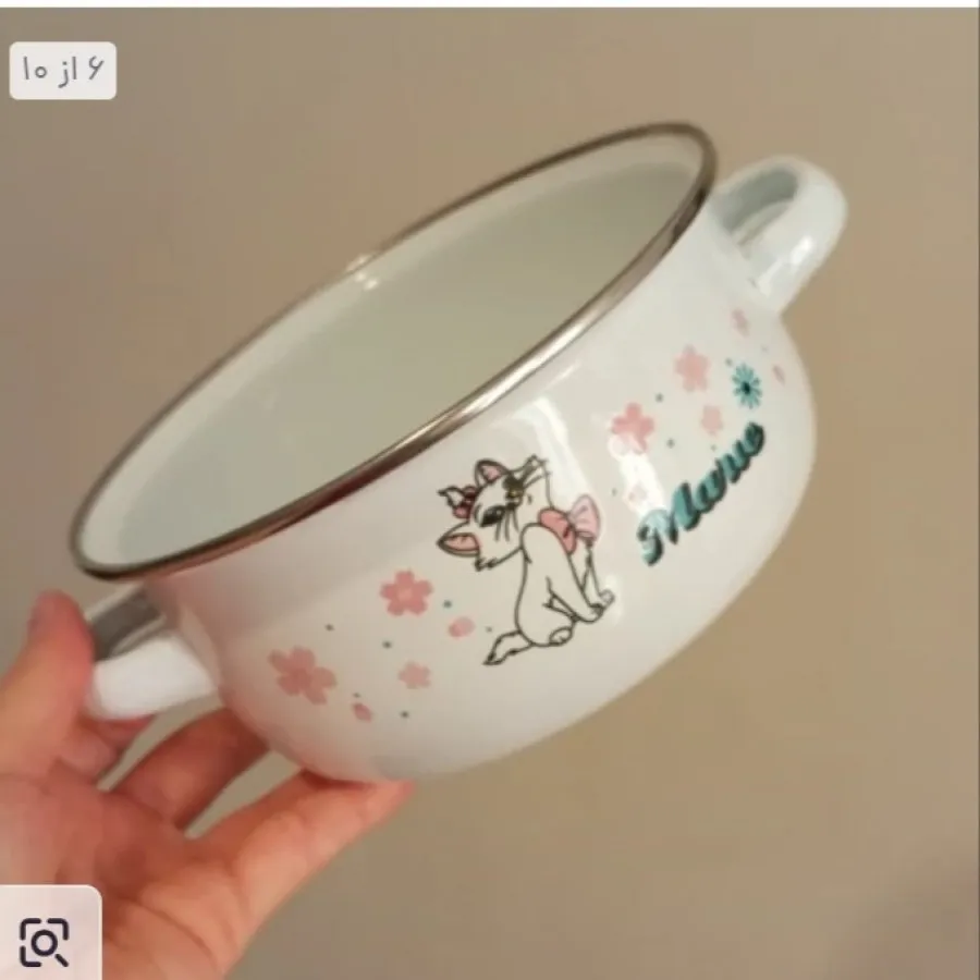 قابلمه لعابی طرح گربه