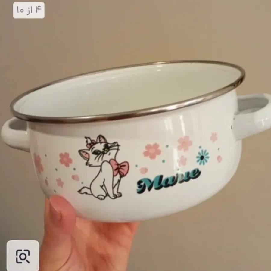 قابلمه لعابی طرح گربه