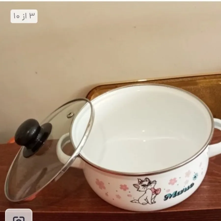 قابلمه لعابی طرح گربه