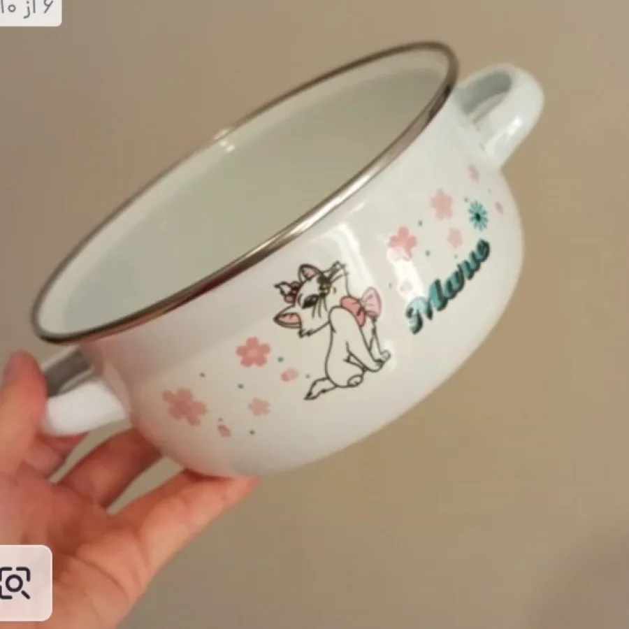 قابلمه لعابی طرح گربه