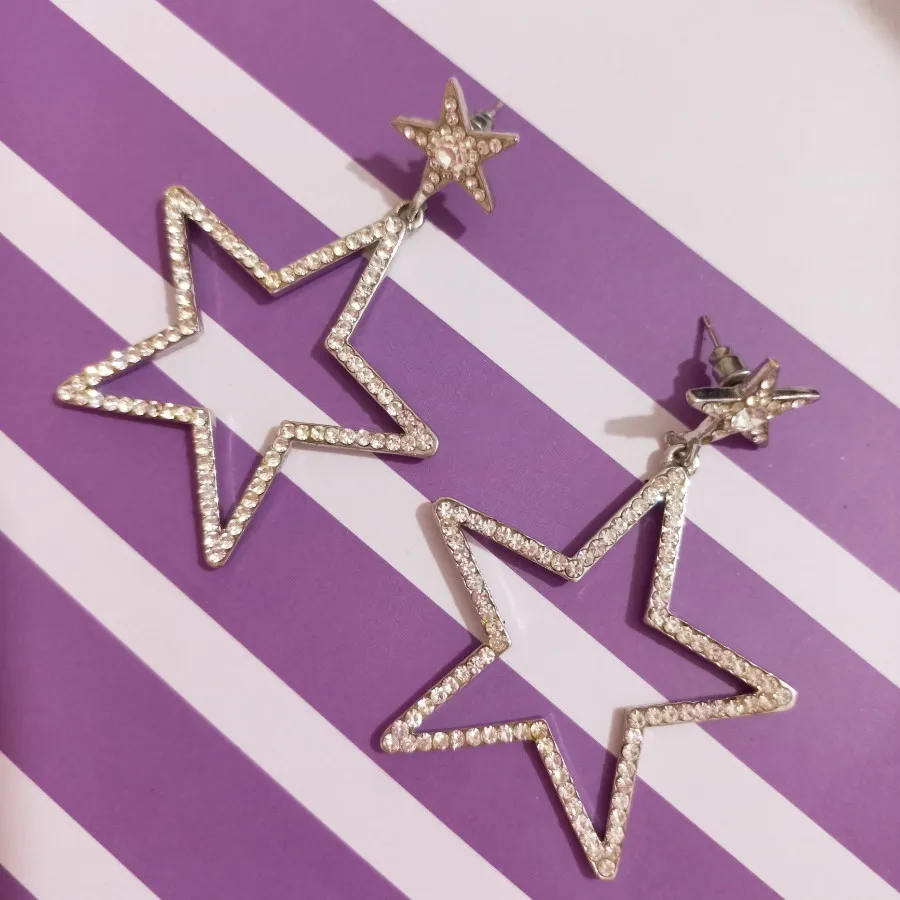 گوشوار ستاره نگین دار