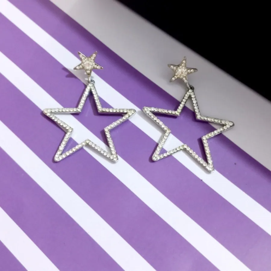 گوشوار ستاره نگین دار