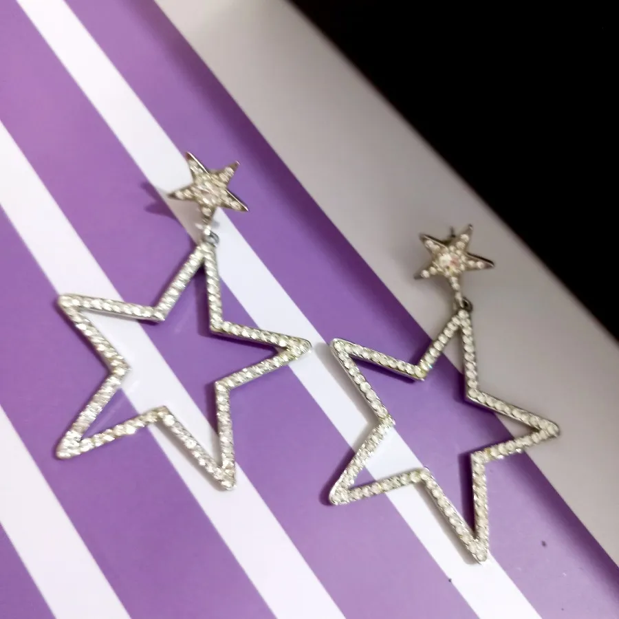 گوشوار ستاره نگین دار